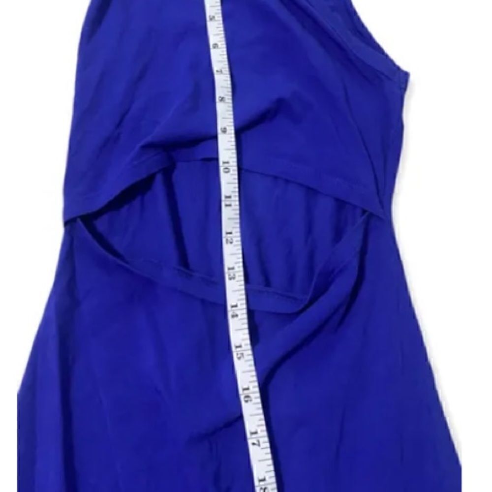 Aritzia Wilfred free BodyCon blue open back dress fitted casual dress - Picture 6 of 6